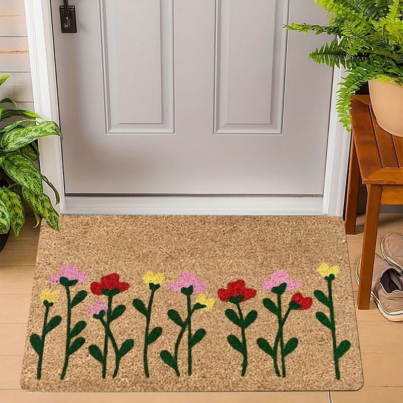 Maranta Prayer Plant - VIKAMA Tapis de bienvenue à fleurs