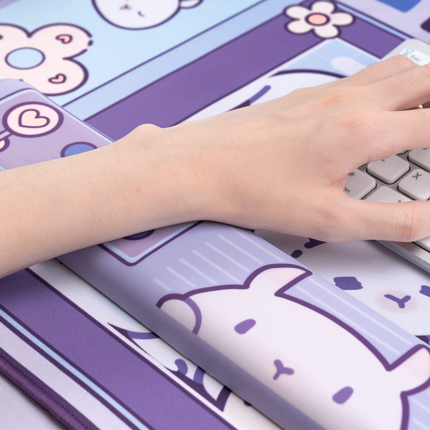 Grand tapis de souris de jeu K - Tradescantia Purple avis et prix